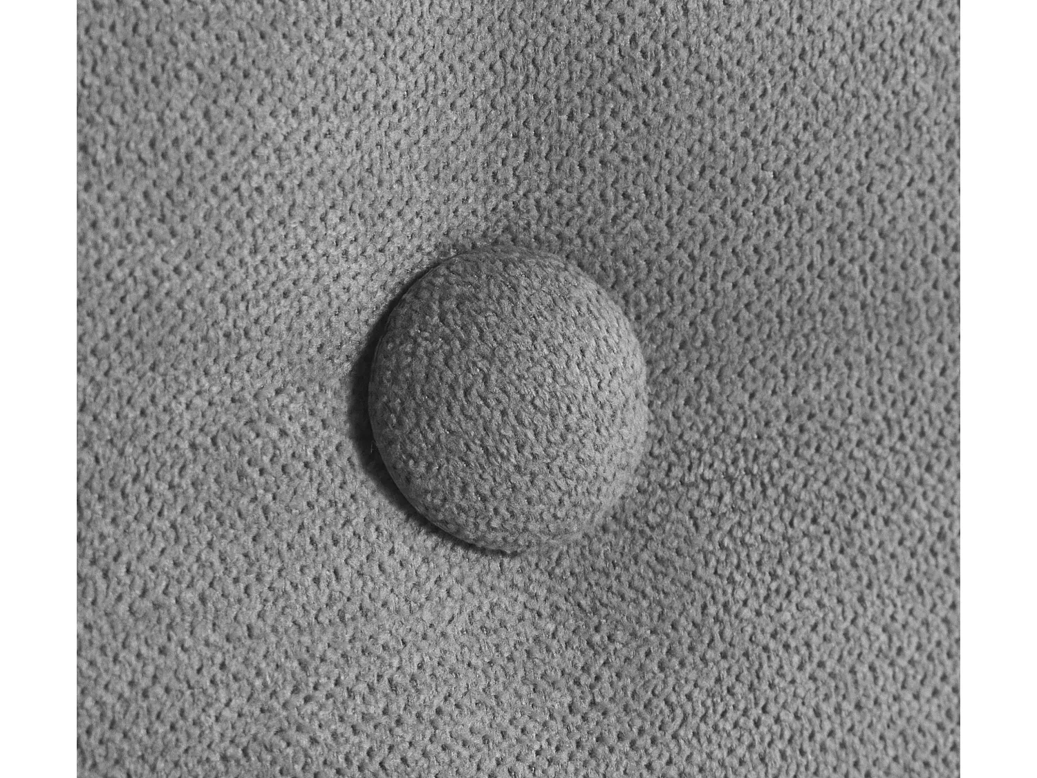 Polster-Kopfteil mit Knöpfen, 110x105 cm, grau