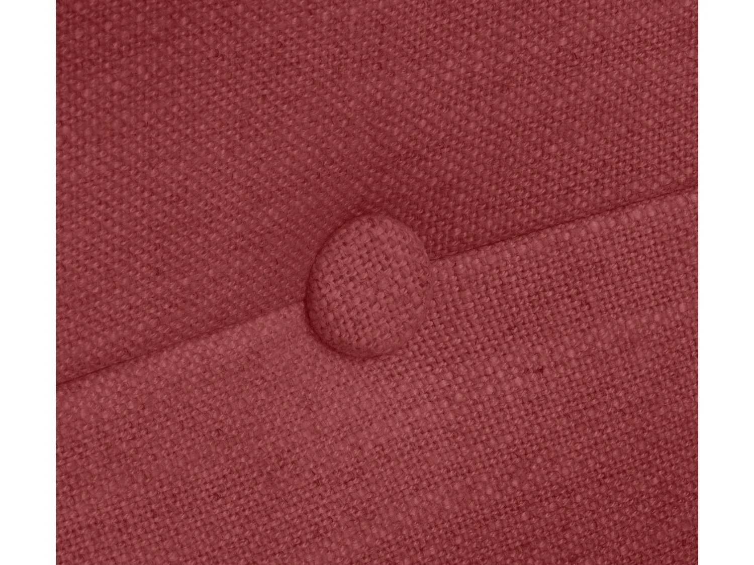 Kopfteil aus Leinen mit Knöpfen in Rot 90x50cm
