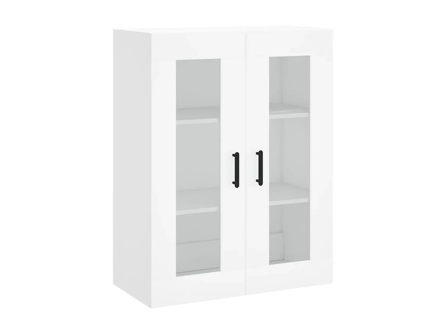 Moderner Hängeschrank in Weiß 69,5x34x90 cm