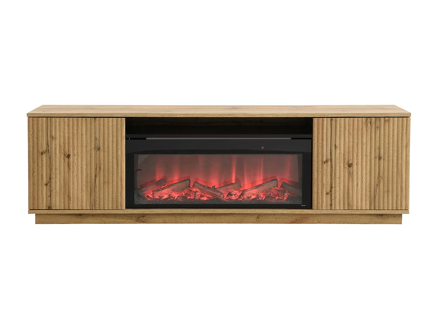 Moderne TV-Möbel mit LED-Kamin-Optik