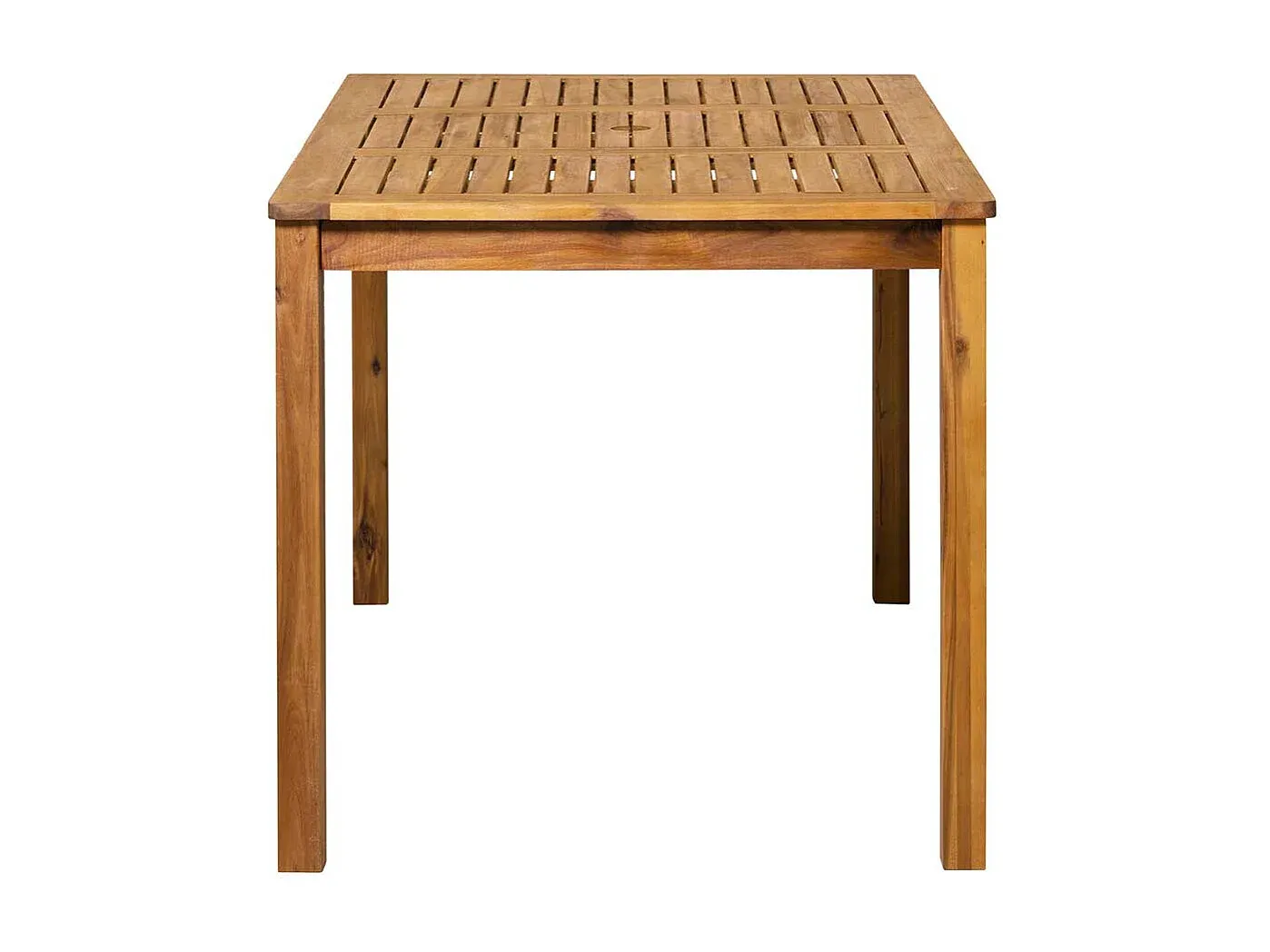 Robuster Gartentisch aus Akazienholz für den Außenbereich