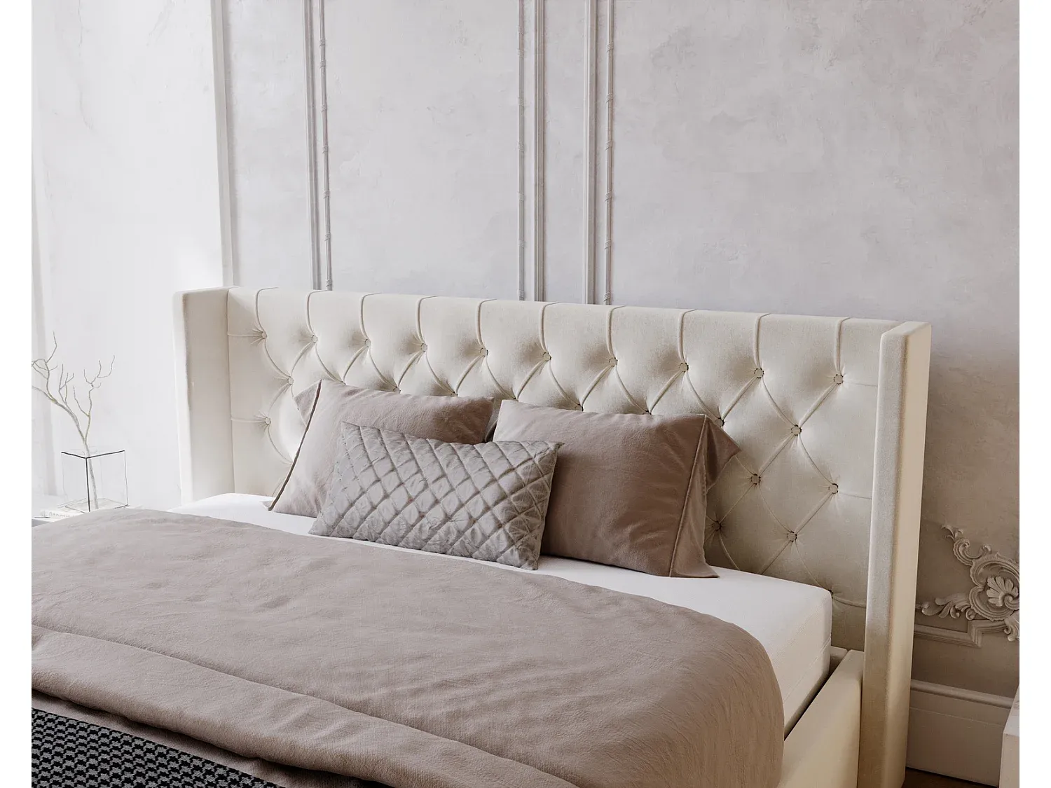 Komfortables Doppelbett 160x200 mit Stauraum