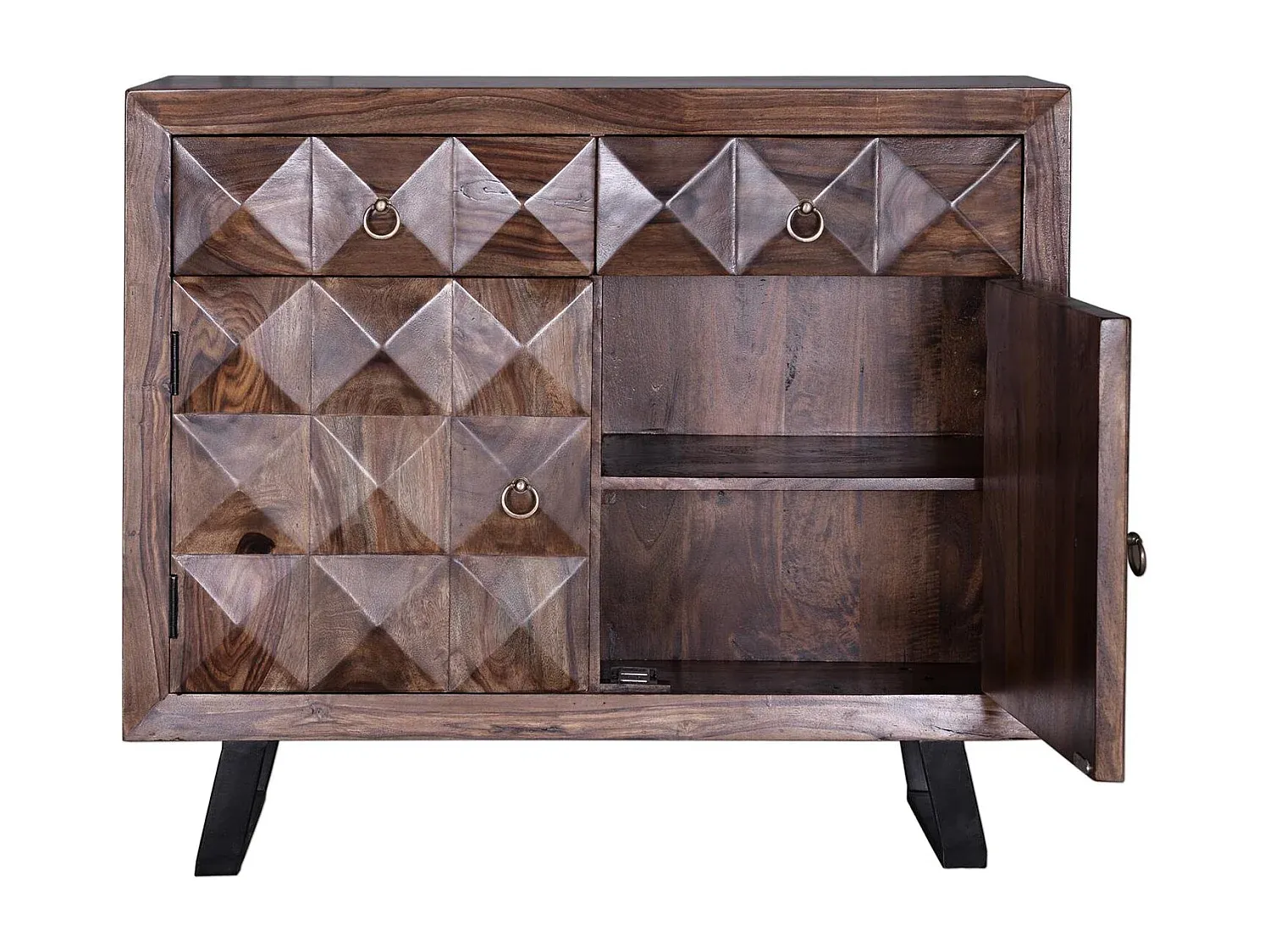 Elegante Kommode aus massivem Holz