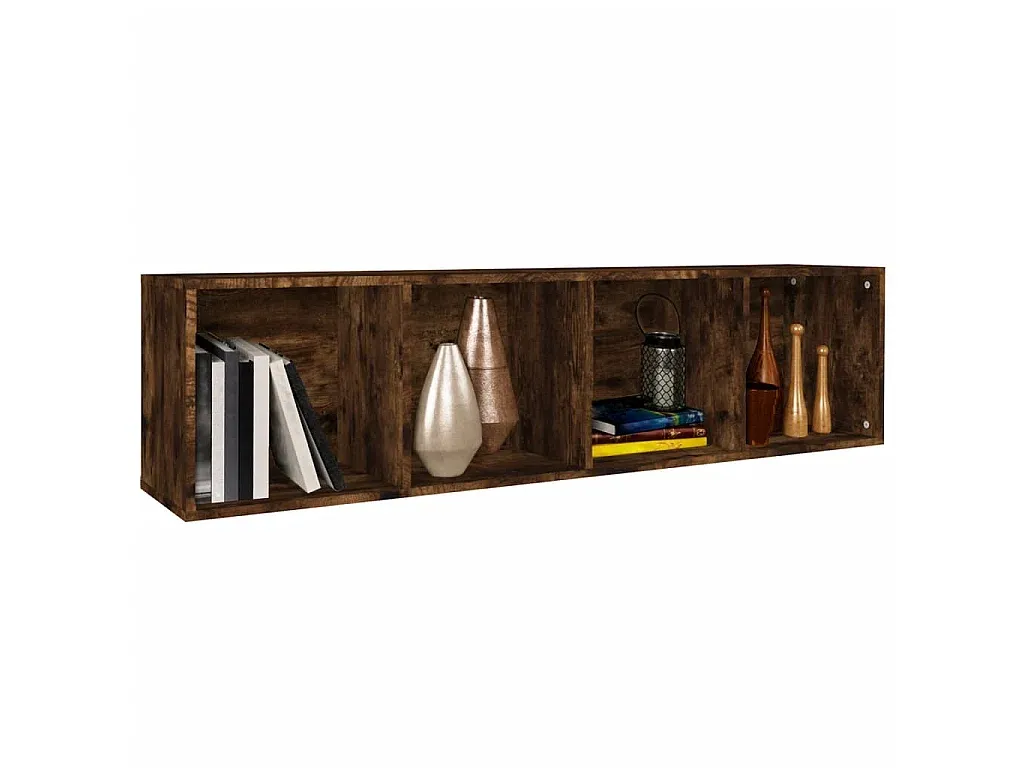 Moderner Stauraumschrank aus Räuchereiche