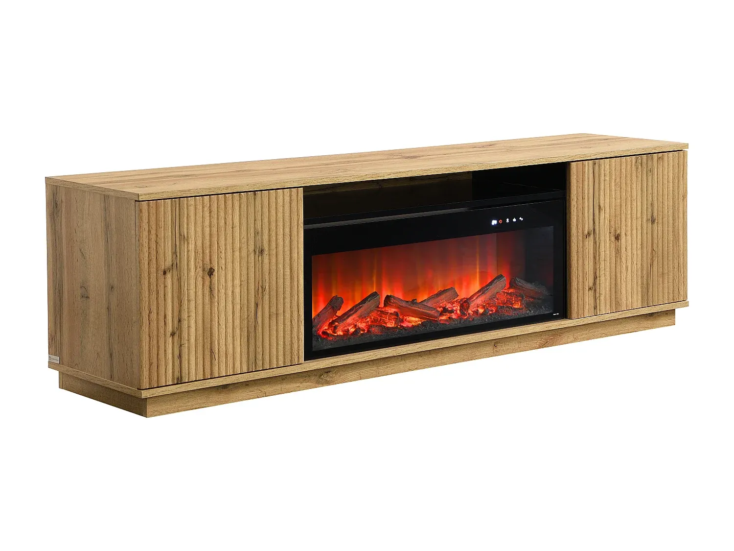 Moderne TV-Möbel mit LED-Kamin-Optik