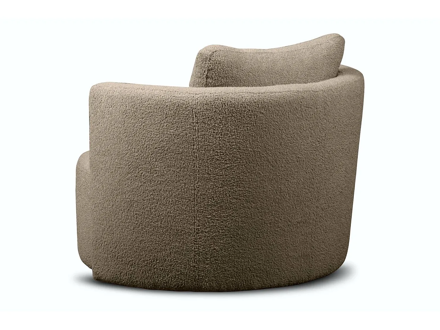 Verstellbarer Drehsessel in Braun