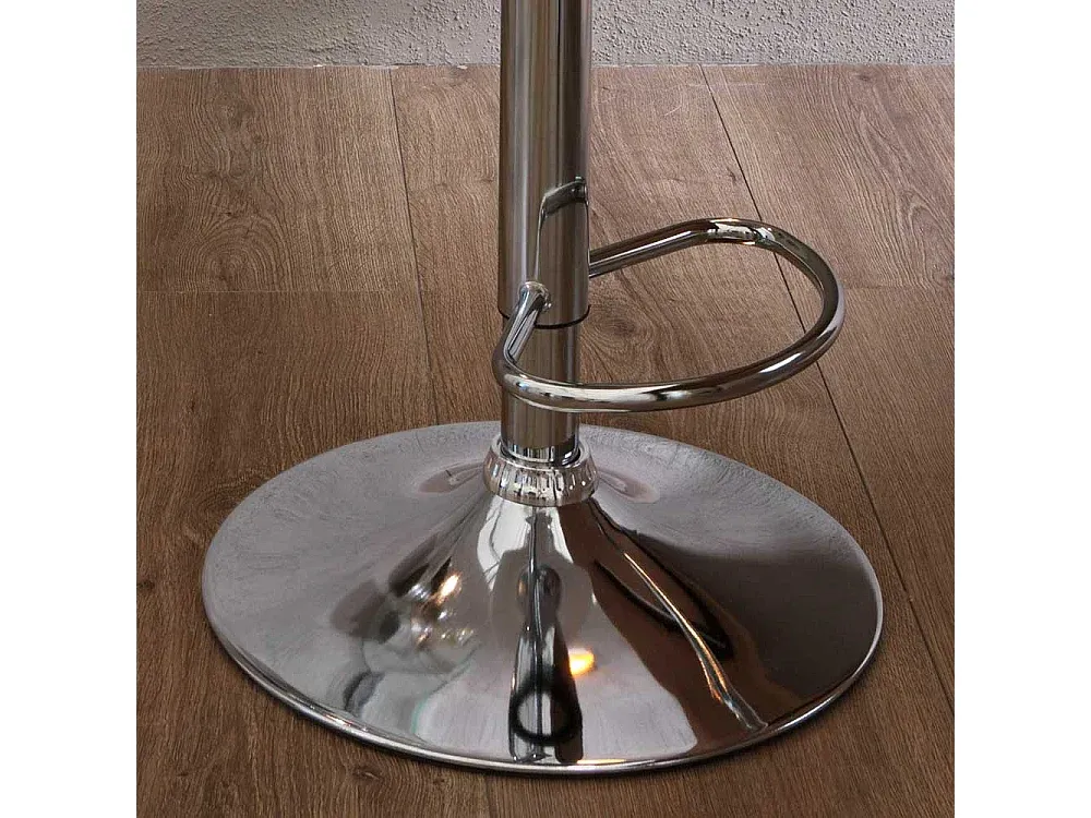 Moderner Barhocker aus Webstoff in Dunkelgrau, 2er-Set