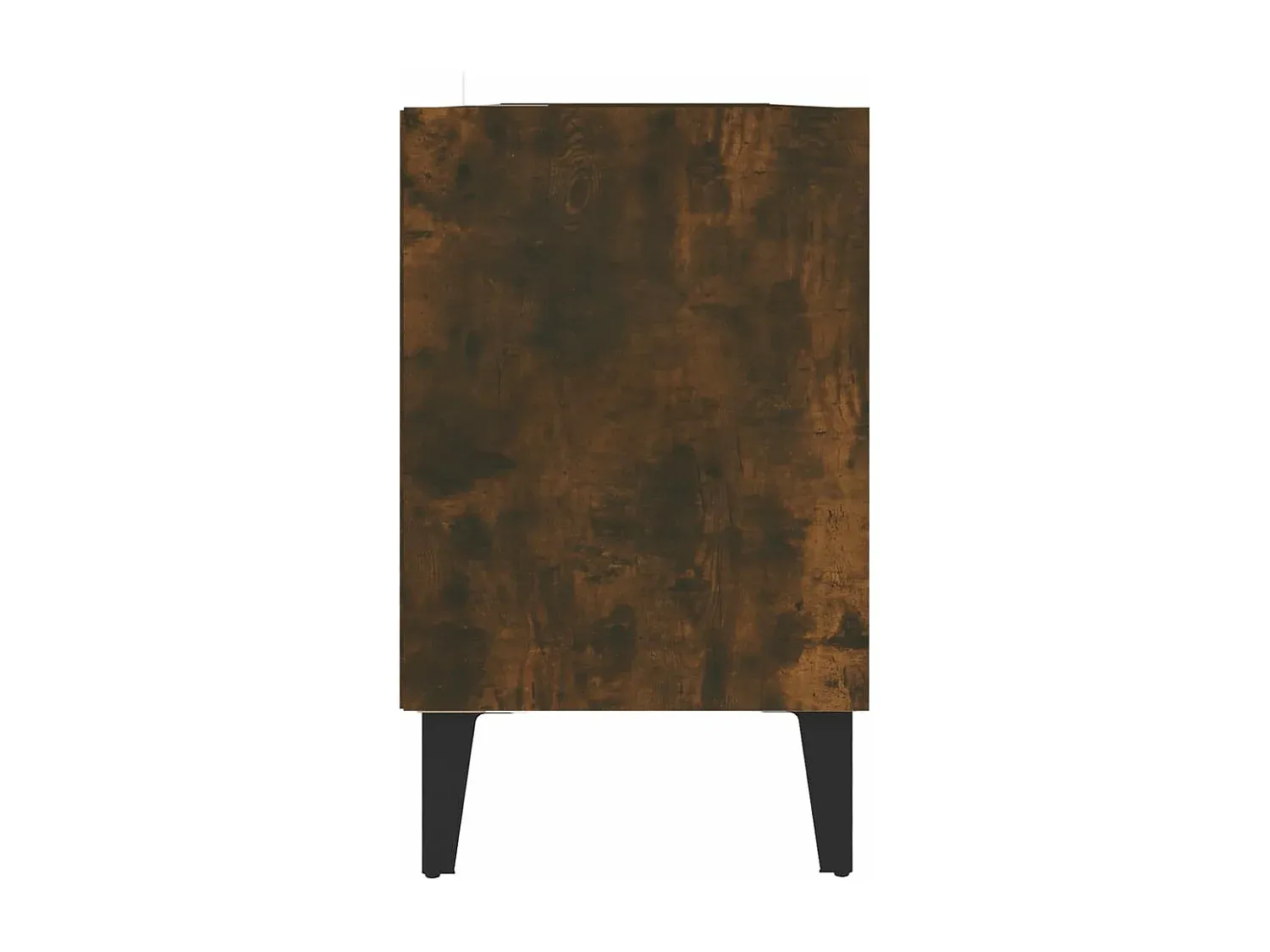 Moderner Fernsehschrank mit Metallbeinen in Rächereiche