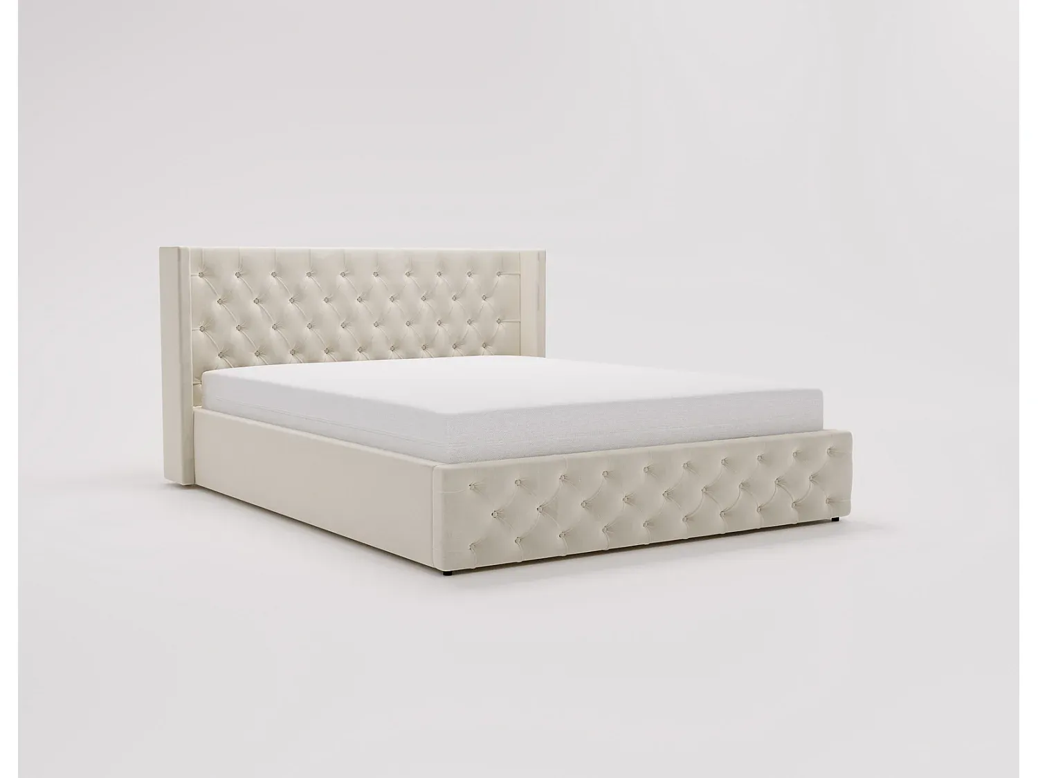 Komfortables Doppelbett 160x200 mit Stauraum