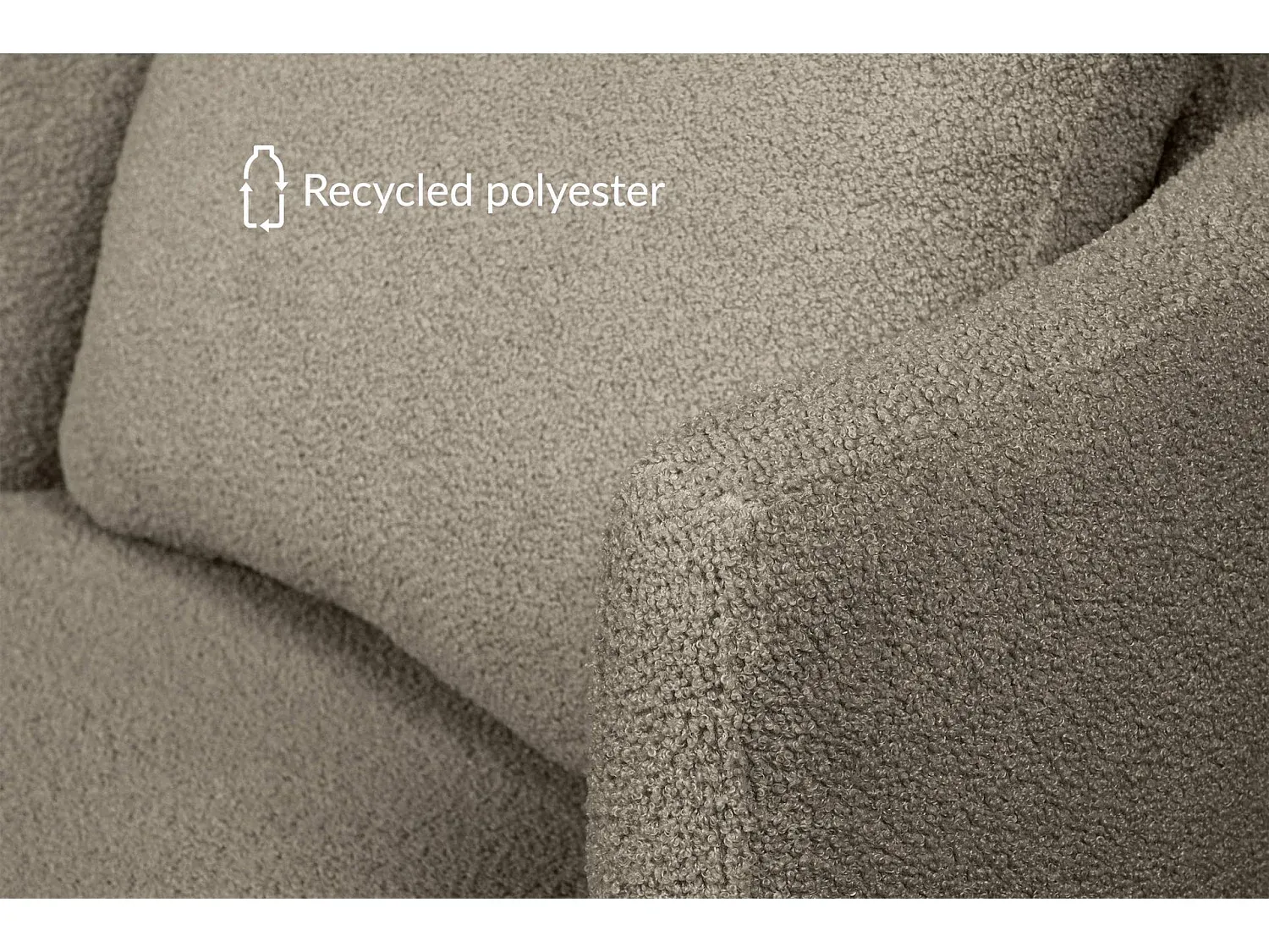 Verstellbarer Drehsessel in Braun