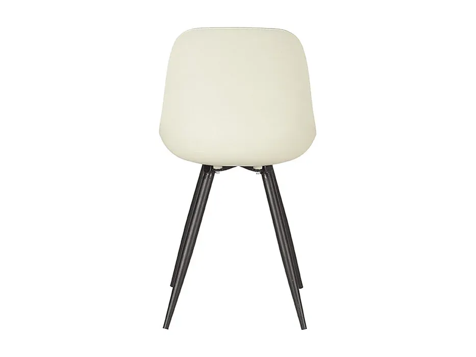 Moderner Esszimmerstuhl im 2er-Set aus Kunststoff