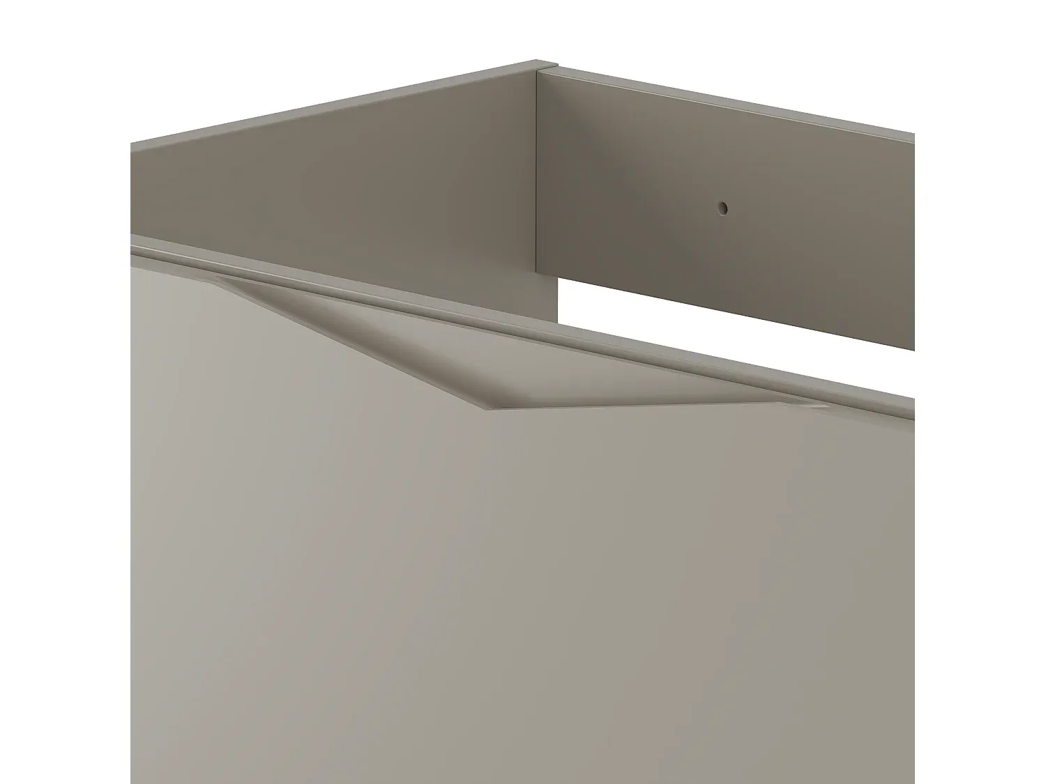 Modernes Badezimmerset mit Waschtisch und Regal