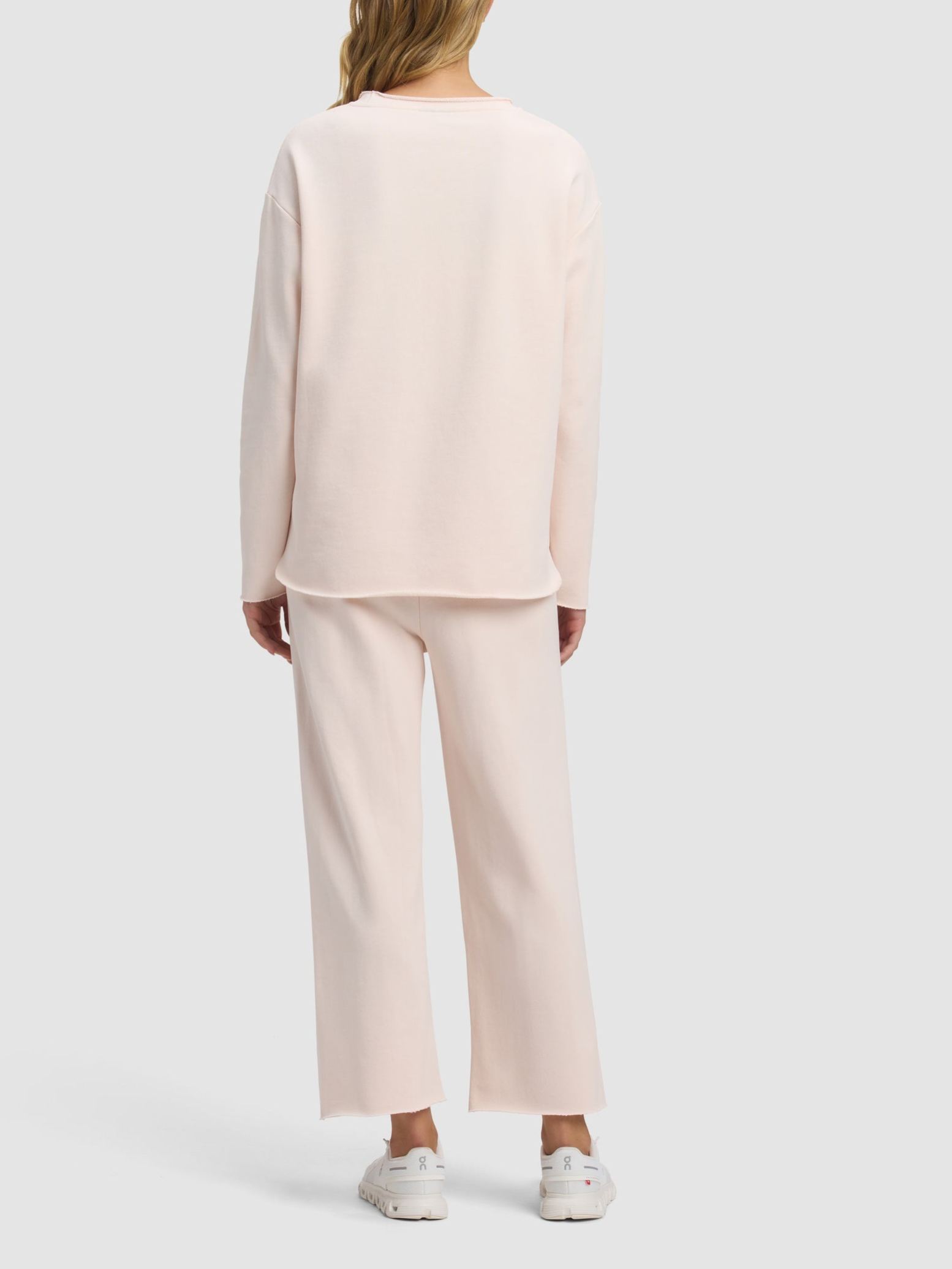 Women’s Casual Knit 2 Piece Set Relaxed Long Sleeve Top & Straight Leg Pants Lounge Outfit