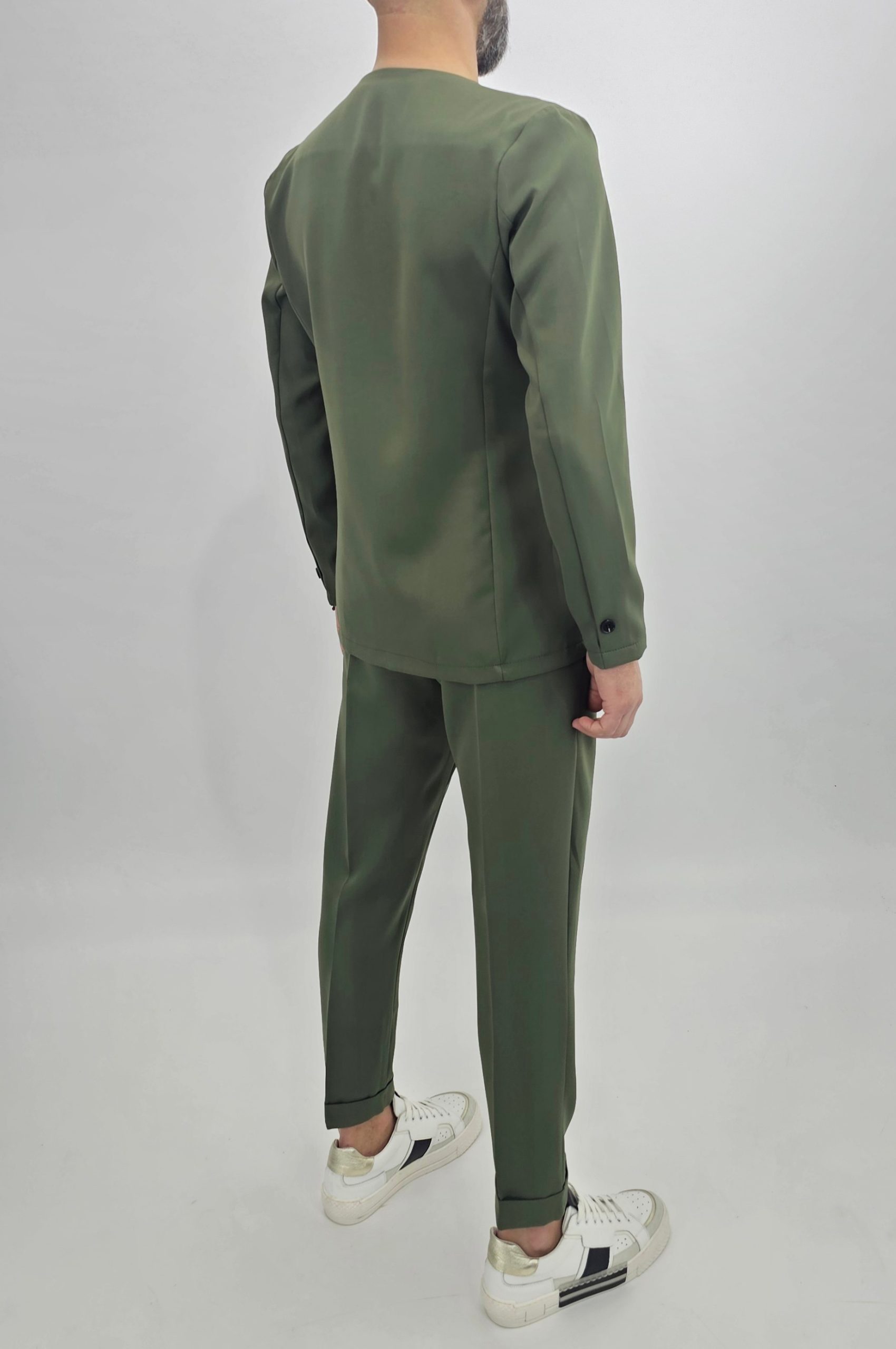 Men’s Minimalist Relaxed Fit Two-Piece Set – Lightweight Tailored Lounge Suit