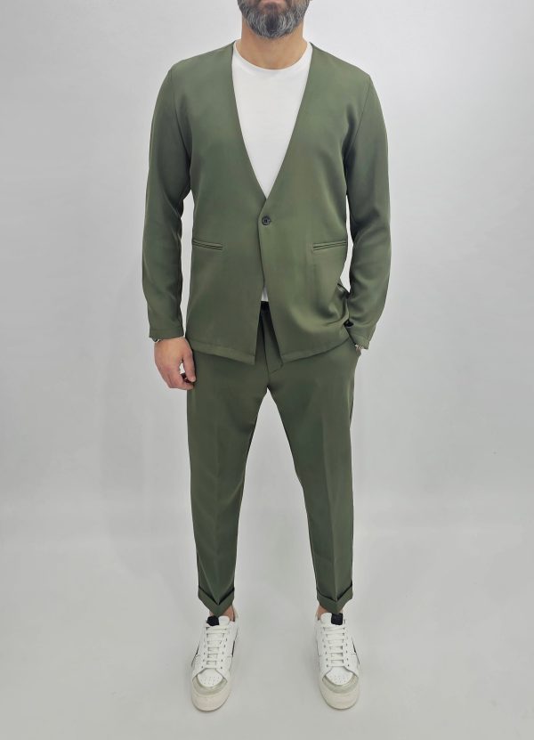 Men’s Minimalist Relaxed Fit Two-Piece Set – Lightweight Tailored Lounge Suit