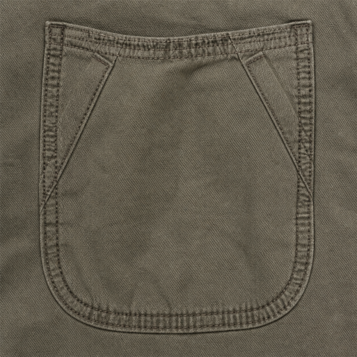 Pantalon cargo décontracté femme à taille coulissée et poches arrondies - Détail : grandes poches arrondies