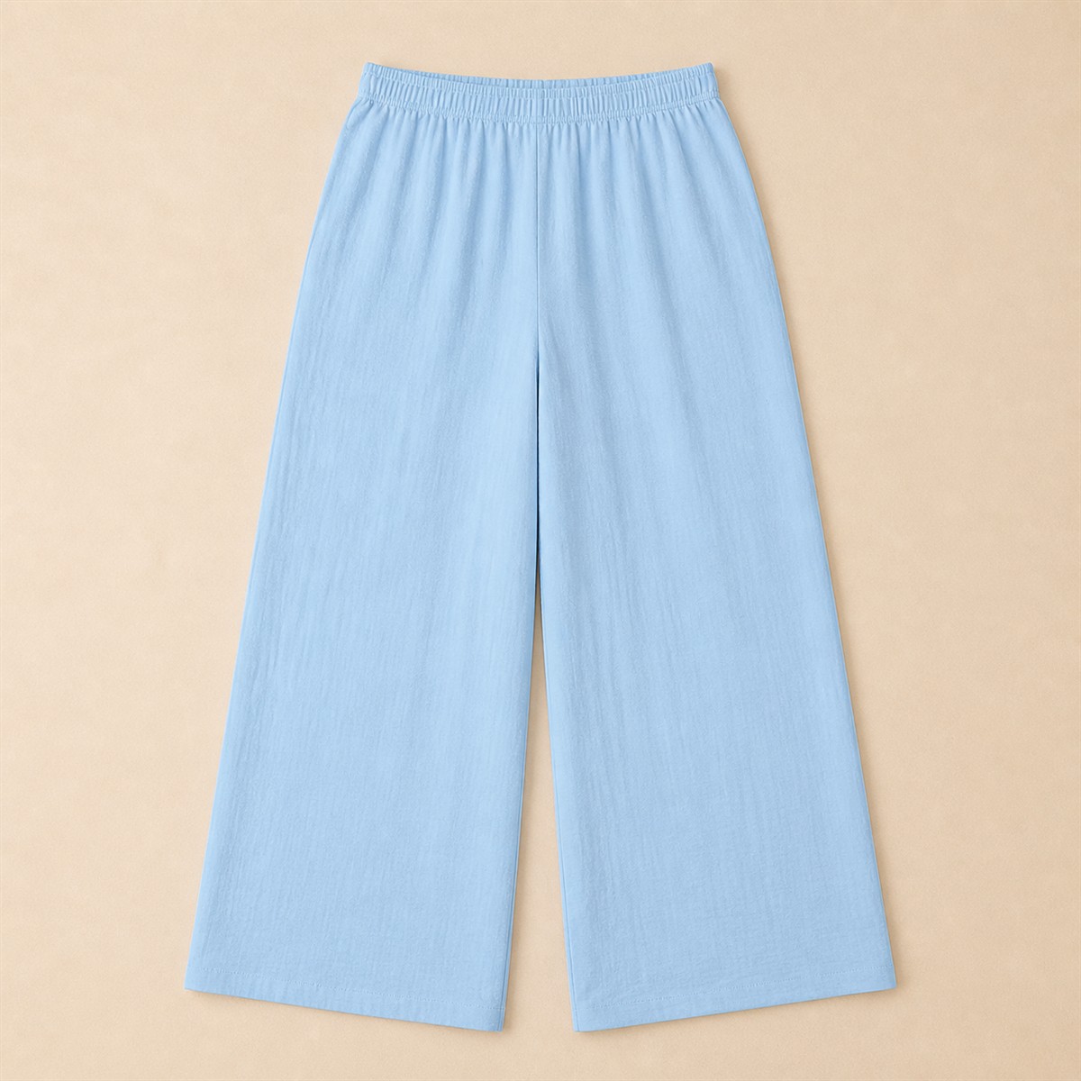 Ensemble femme 2 pièces décontracté avec haut ample et pantalon court large - Détail : deux pièces faciles à coordonner