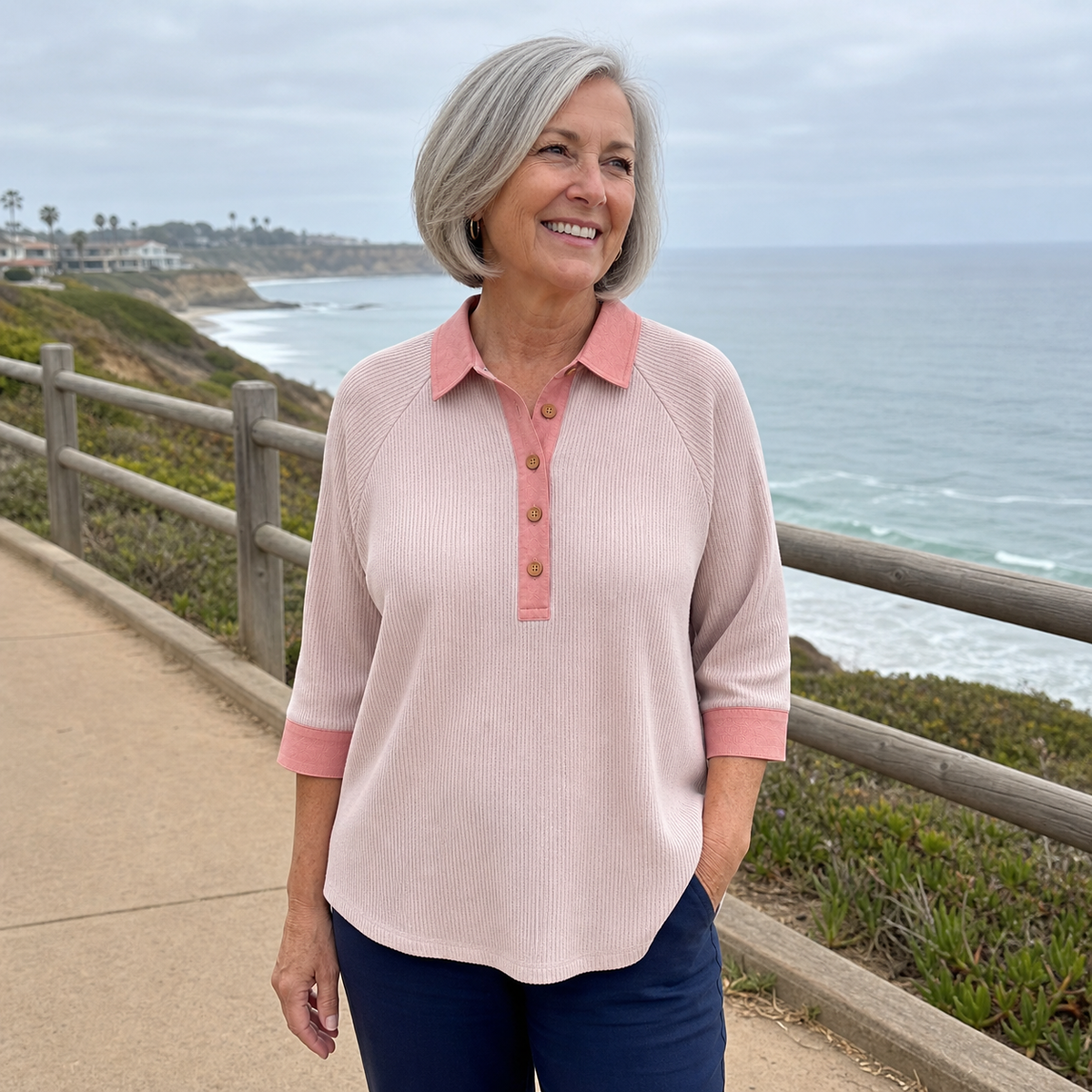 1tu0803001 Coastal walk Dusty Rose