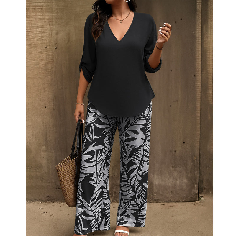 Women's Breathable and Comfortable Two-Piece Set with a Soft Feel