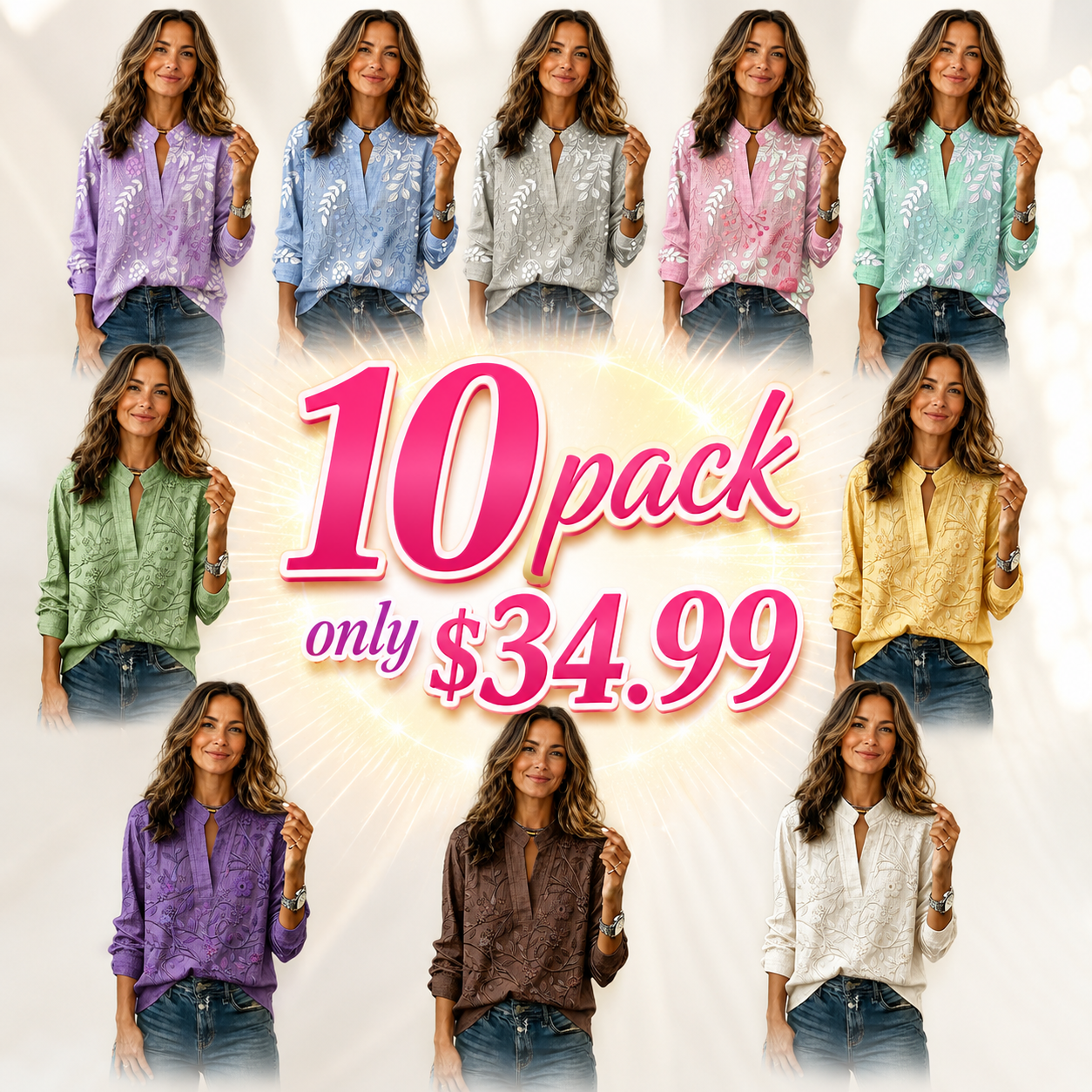 Brielle - Soft-Touch Blouse