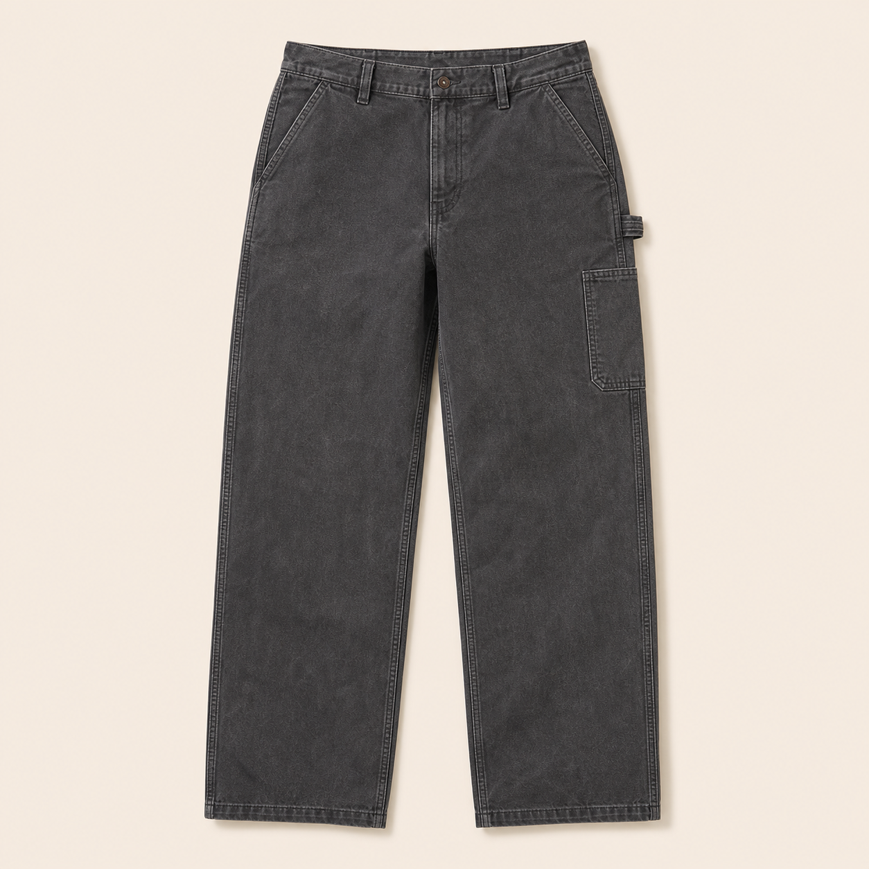 Men's Washed Duck Utility Work Pants