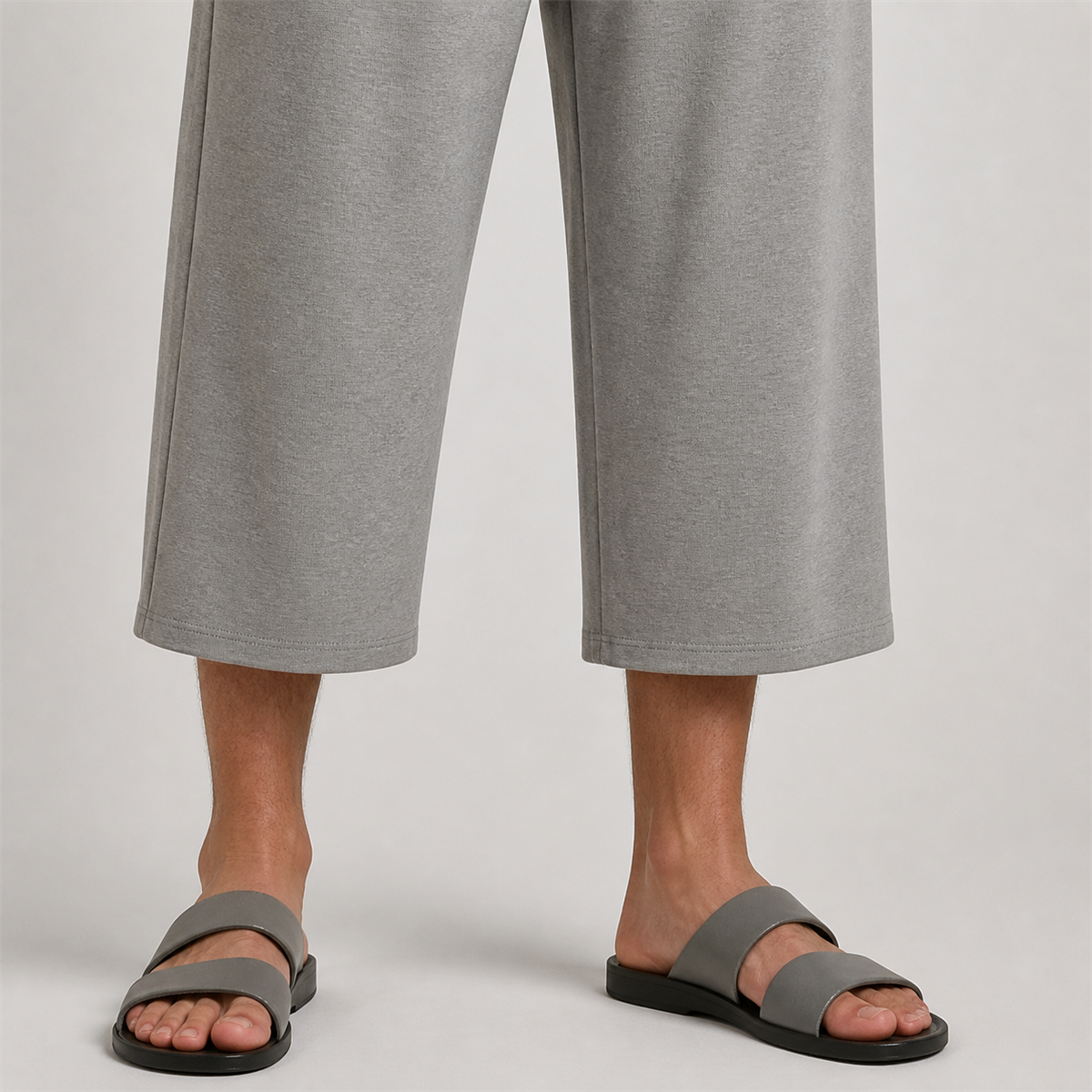 Pantalon de jogging court et large homme - Detail : poches latérales pratiques
