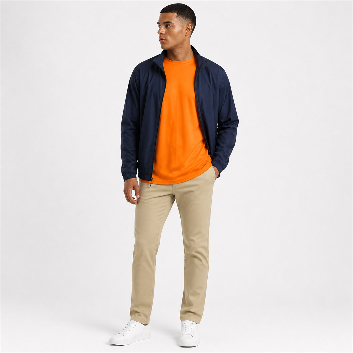 Haut raglan à manches longues homme - Deuxieme idee de tenue