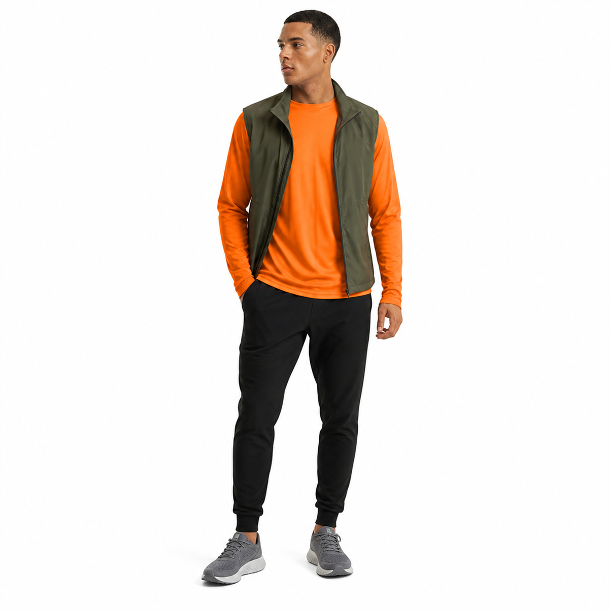 Haut raglan à manches longues homme - Troisieme idee de tenue