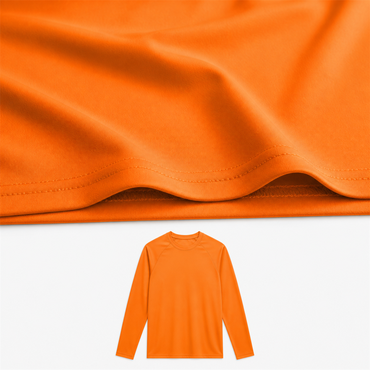 Haut raglan à manches longues homme - Detail : manches longues et coupe décontractée