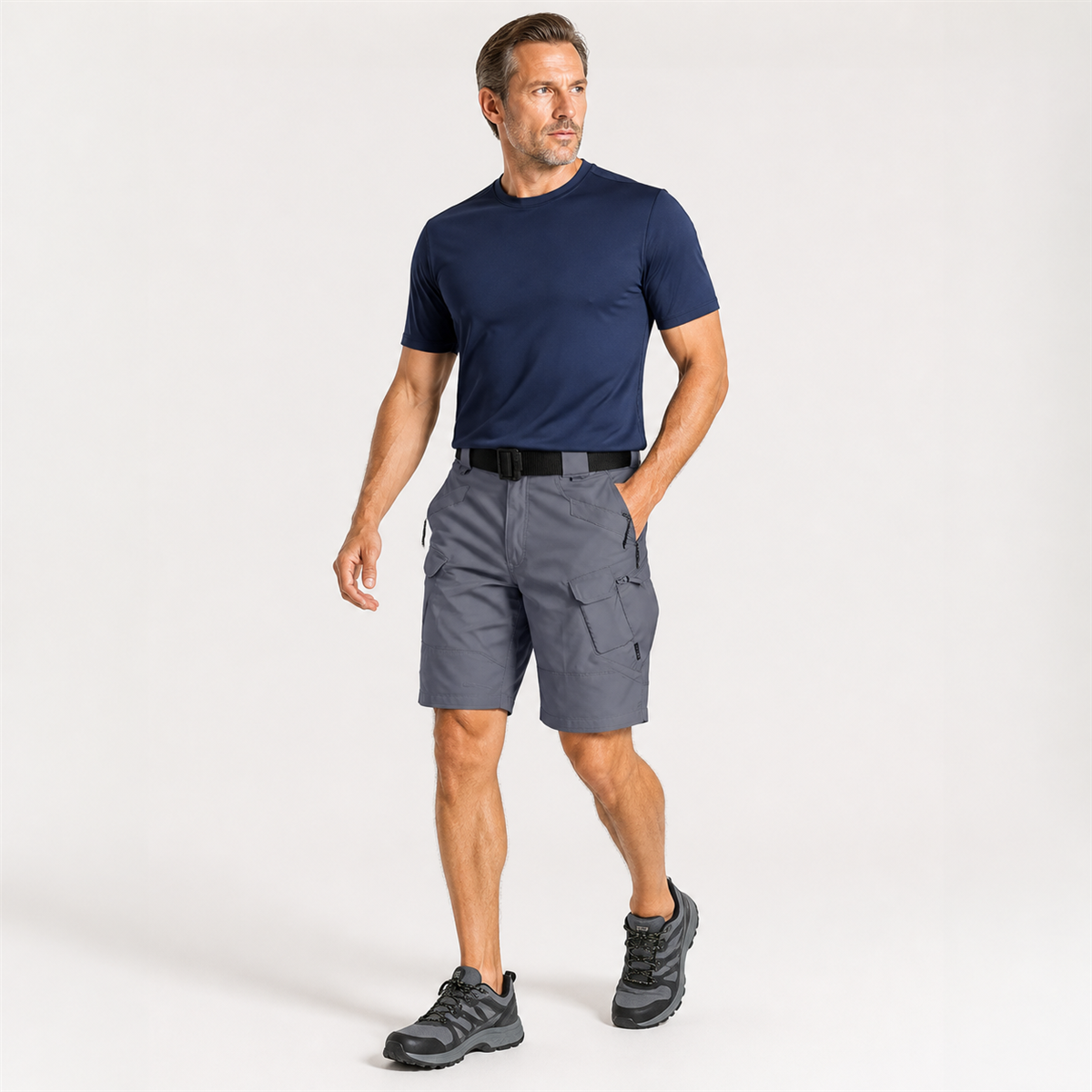 Short tactique homme avec ceinture - Troisieme idee de tenue