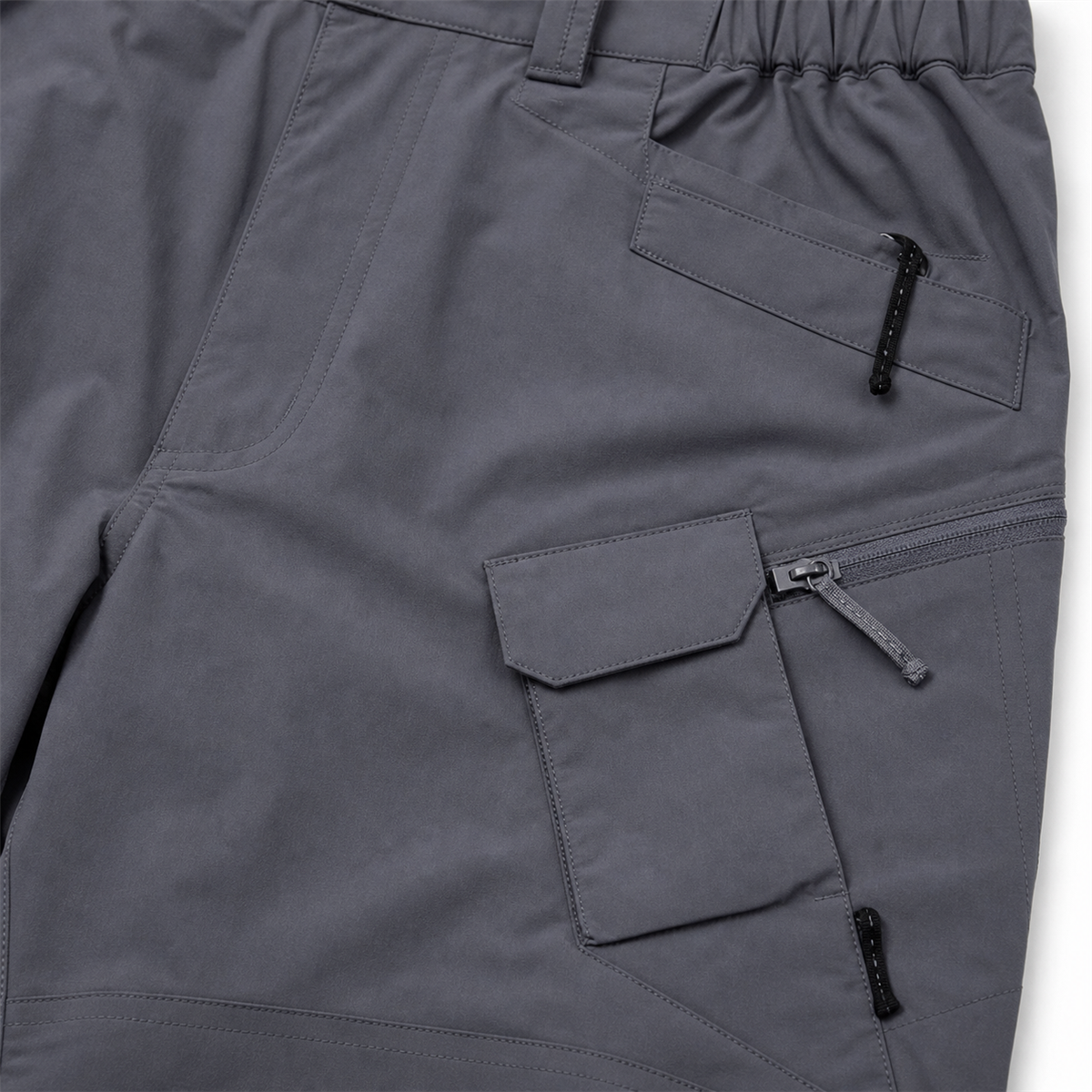 Short tactique homme avec ceinture - Detail : multiples poches utilitaires
