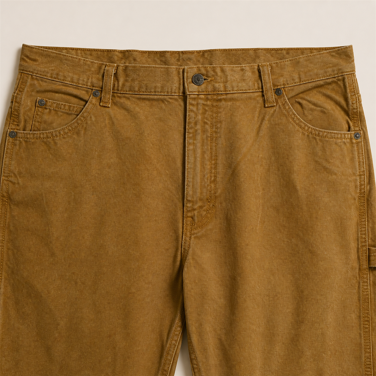 Pantalon de travail droit homme - Detail : taille classique avec passants