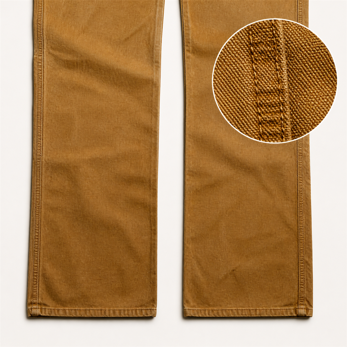 Pantalon de travail droit homme - Detail : jambe droite pleine longueur