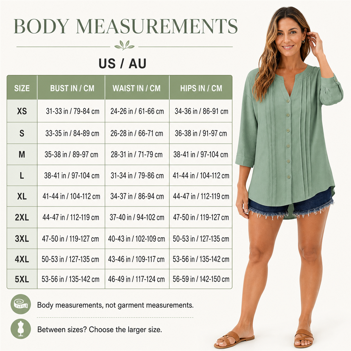 Women's Relaxed Pleated Button-Front Three-Quarter-Sleeve Blouse - Relaxed three-quarter sleeves finished with neat button tabs