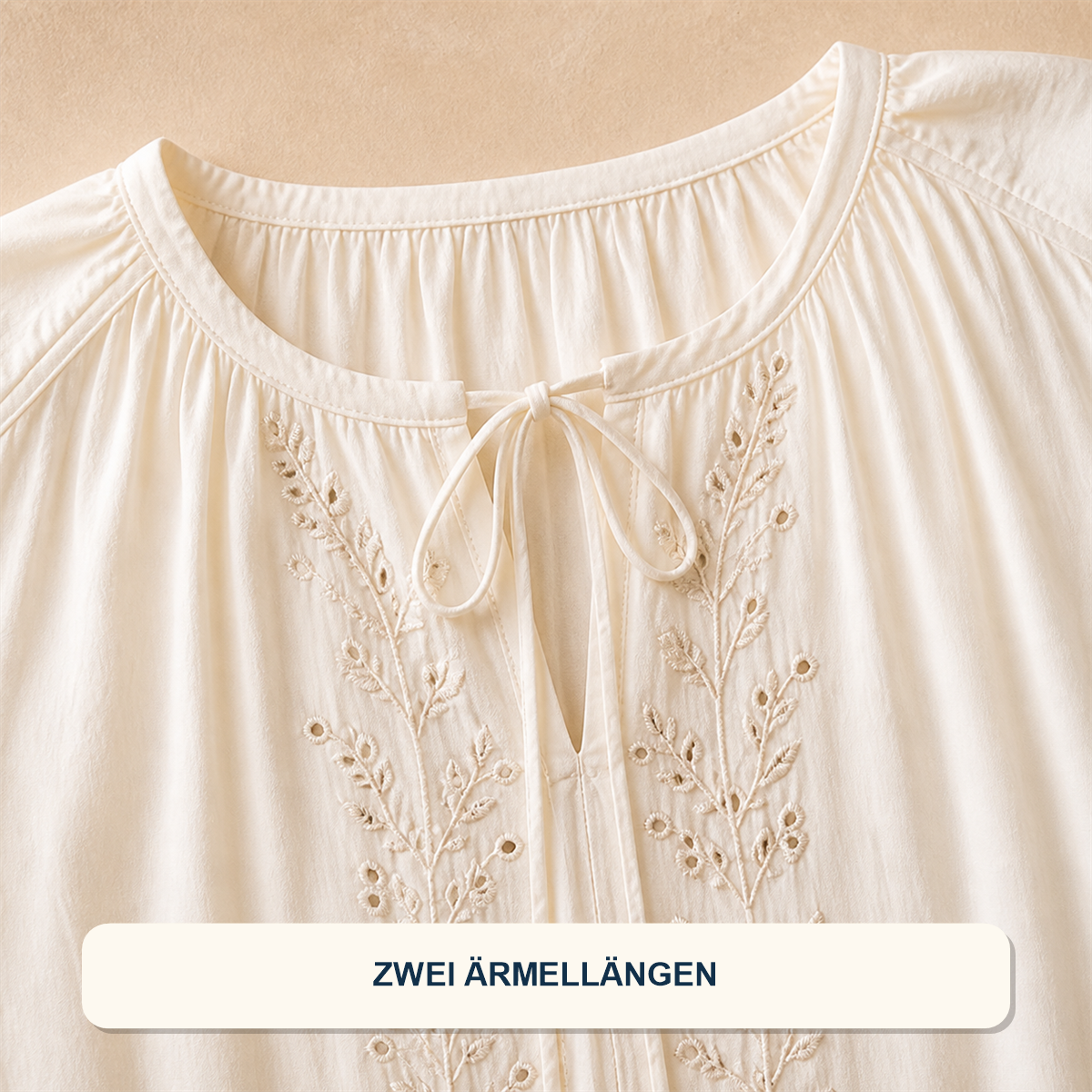 14er-Set Boho-Damenoberteile - 7 kurzärmelige + 7 langärmelige Modelle - Detail der entspannten Passform