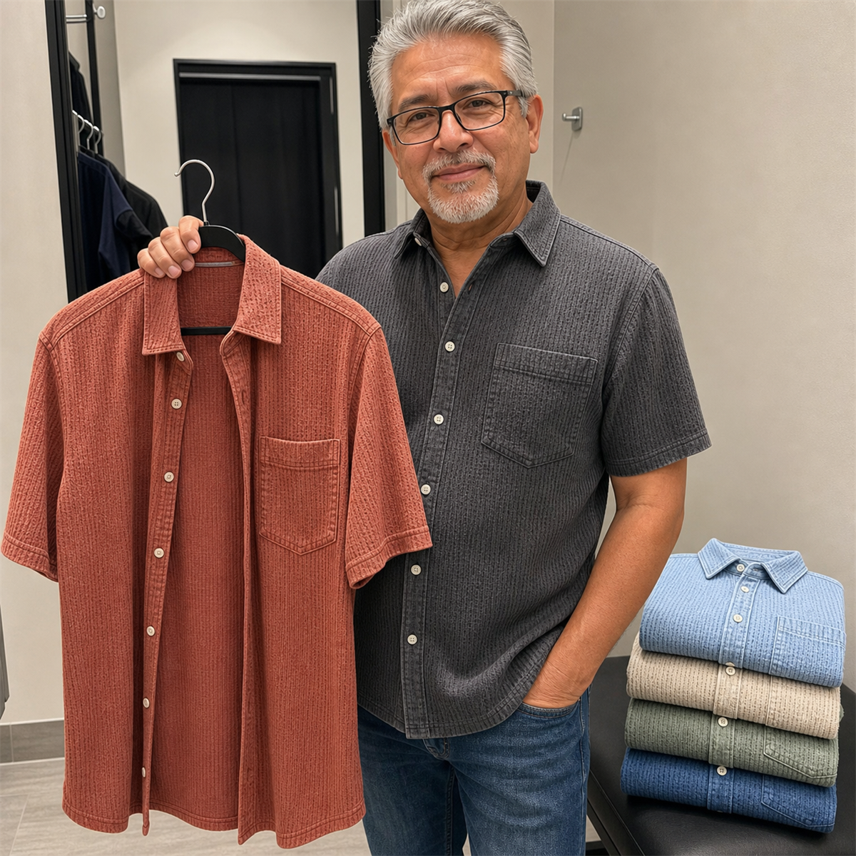 T3u0801002 multi-color customer outfit shirts 3