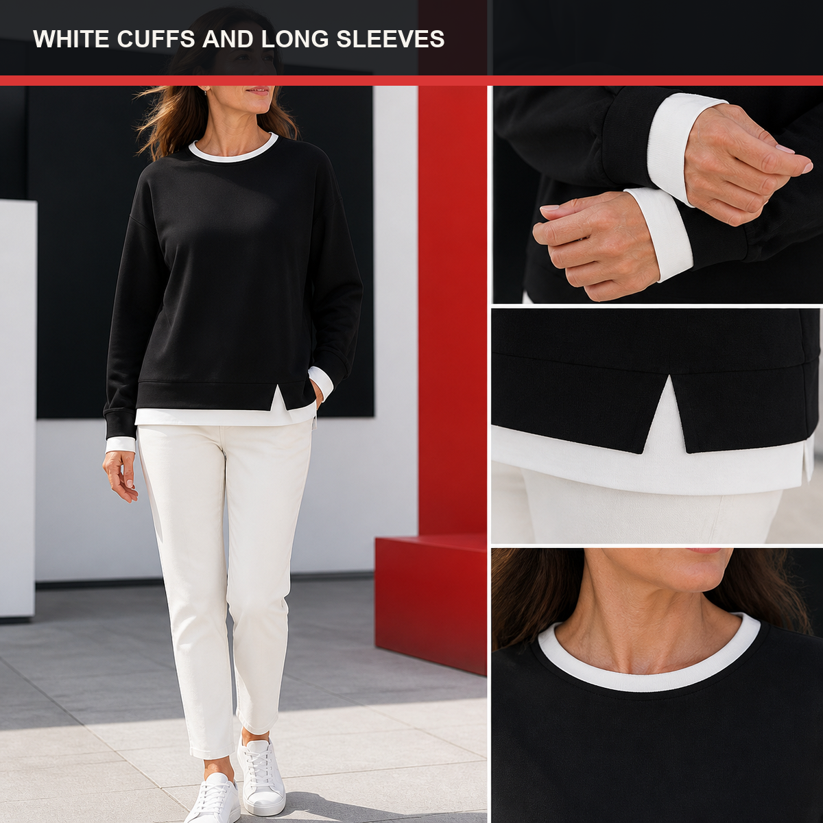 T3u0806002 easy side-slit hem