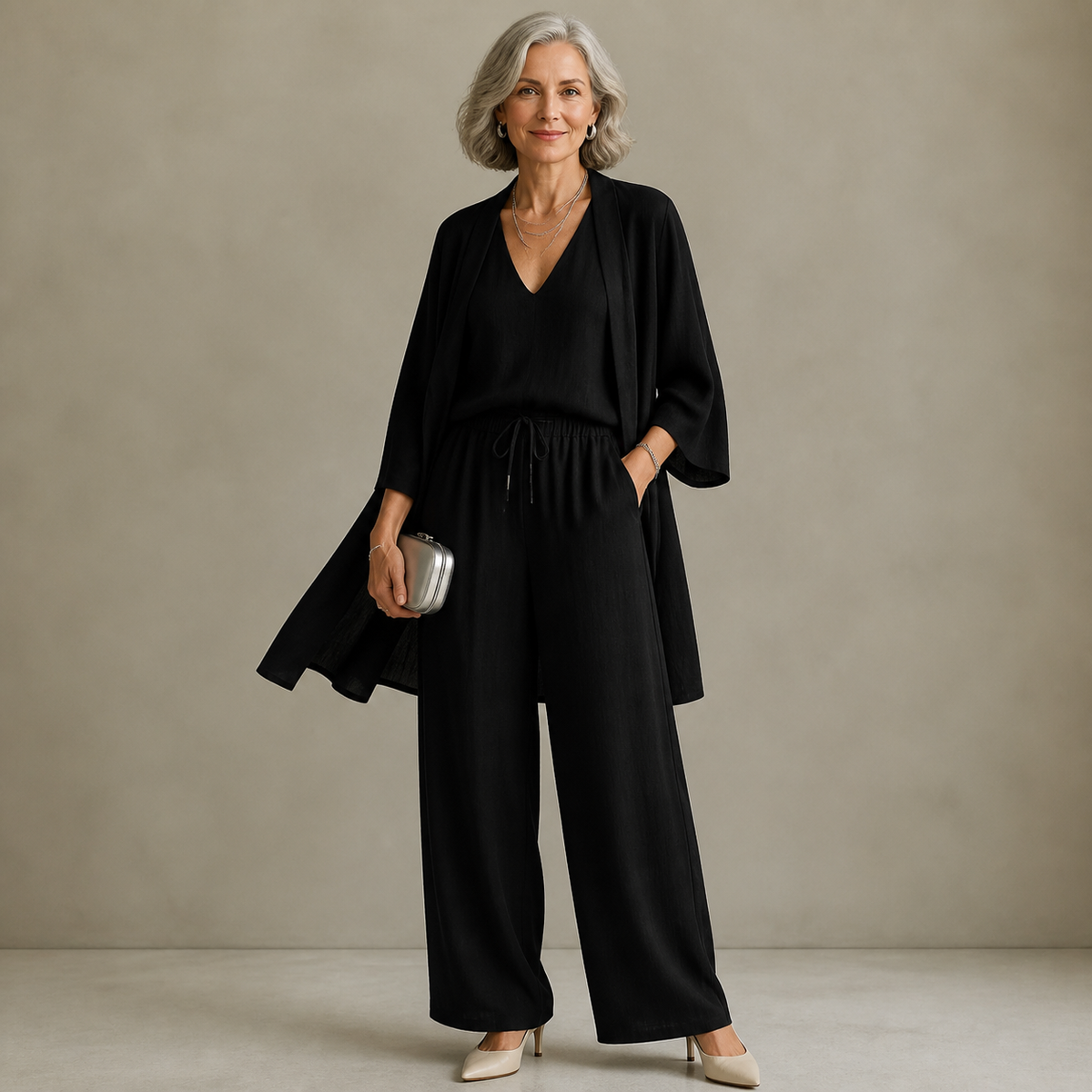 Dreiteiler als leichtes Reise-Outfit