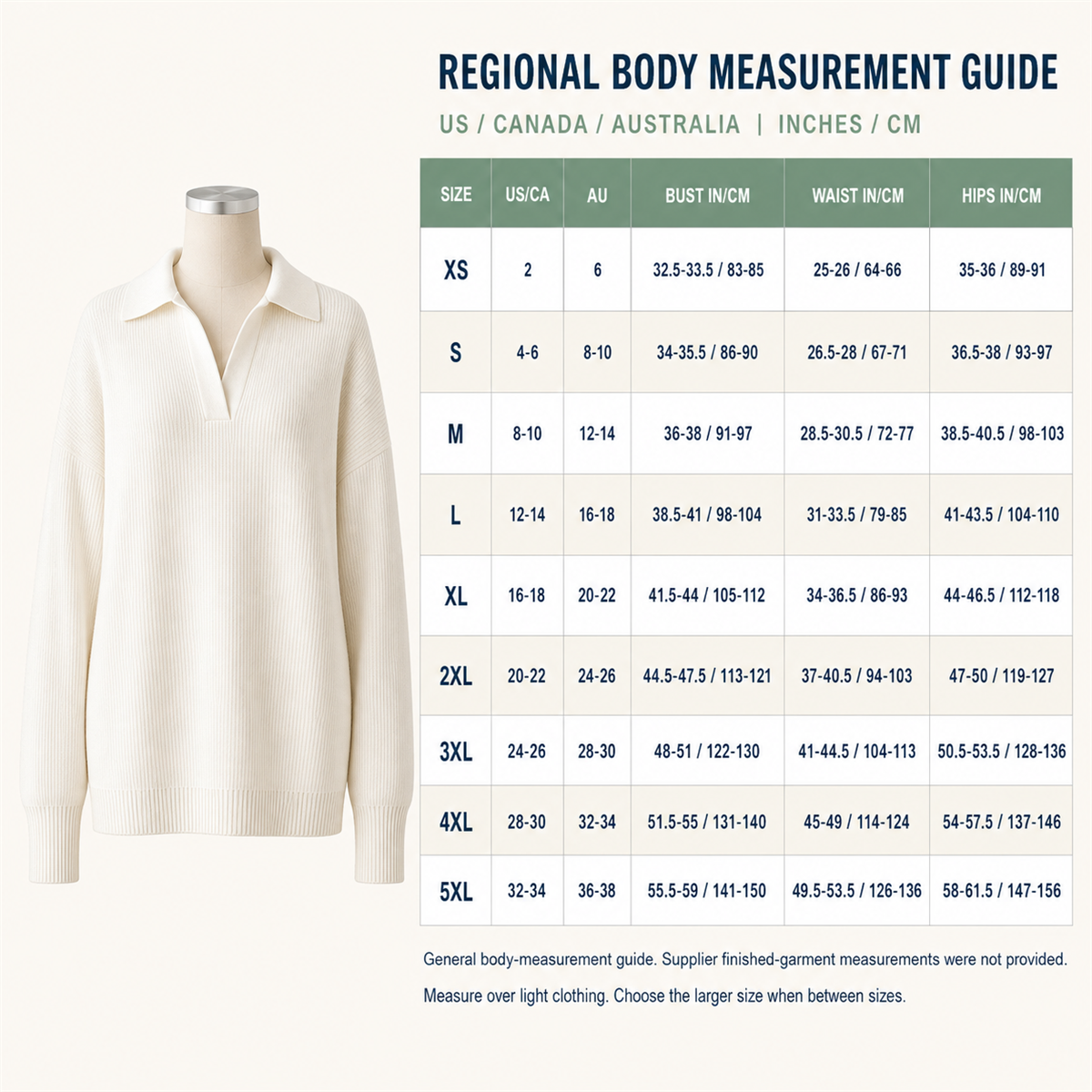 T3u0806005 full-width size guide