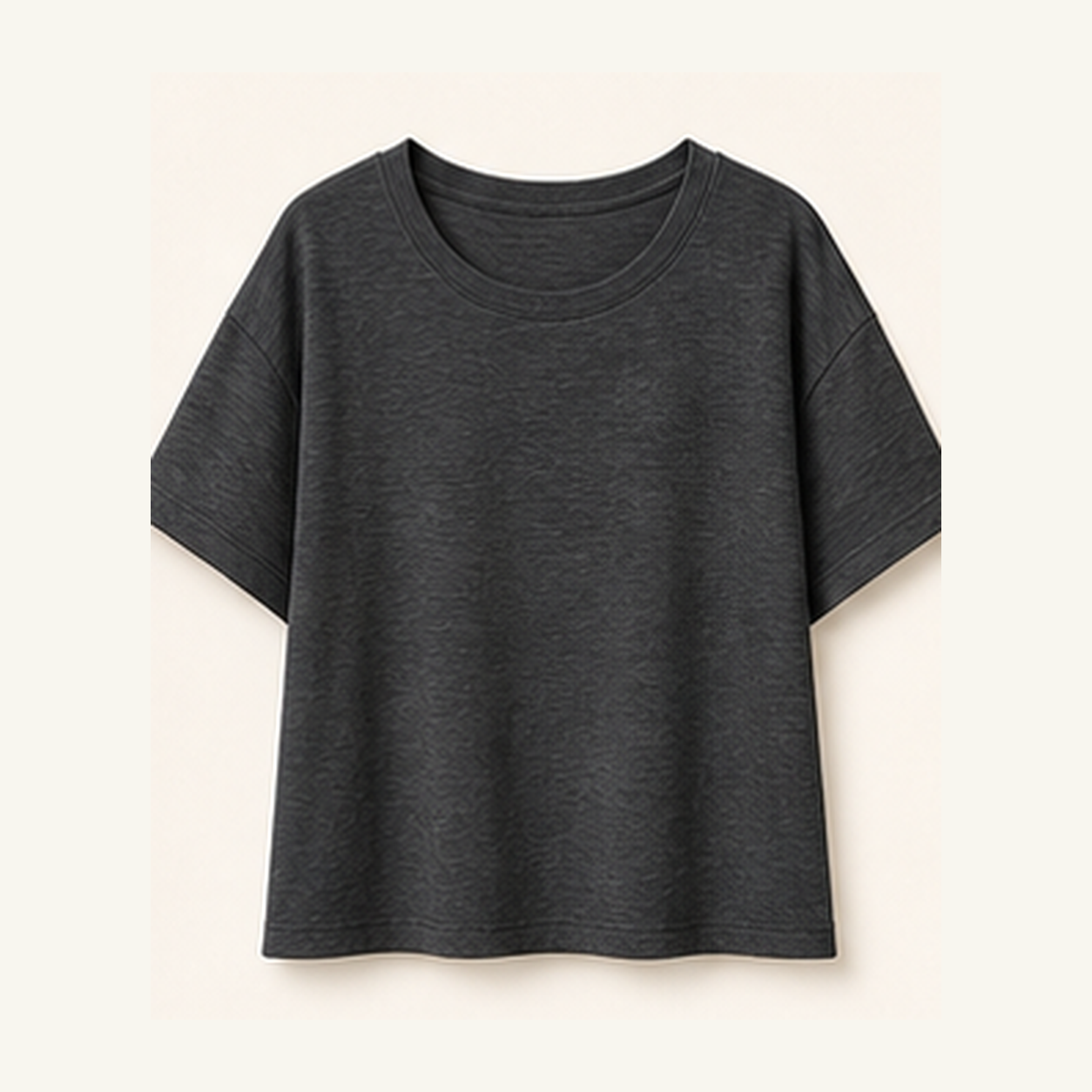 Women's Relaxed Boxy Slub Short-Sleeve Tees