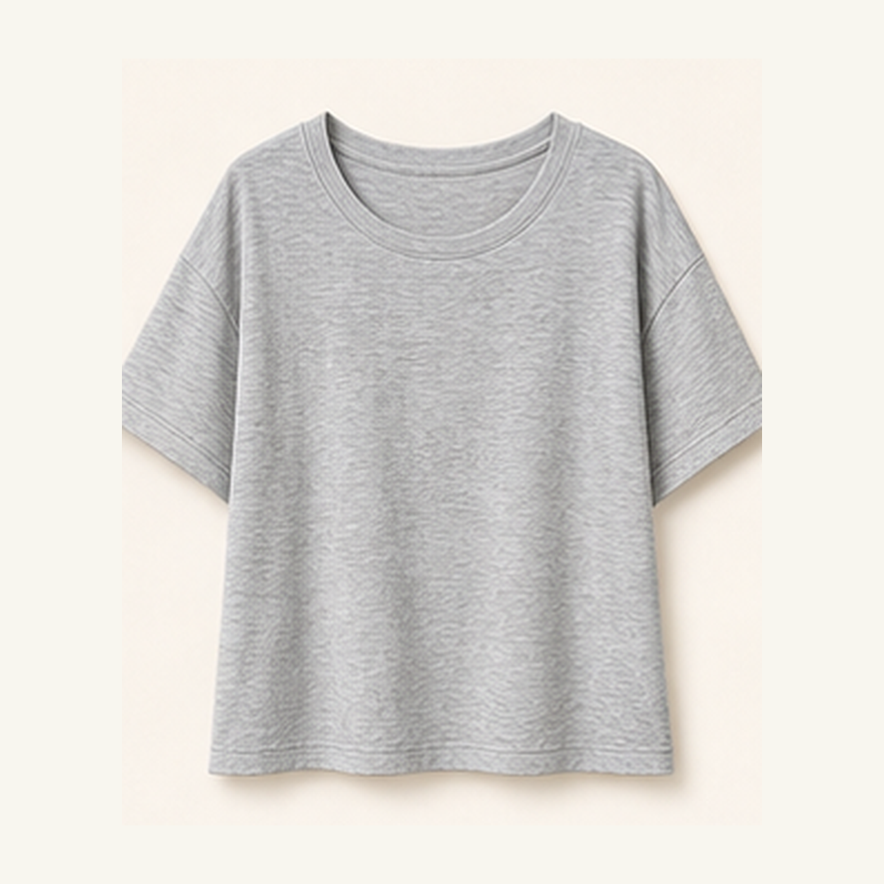 Women's Relaxed Boxy Slub Short-Sleeve Tees