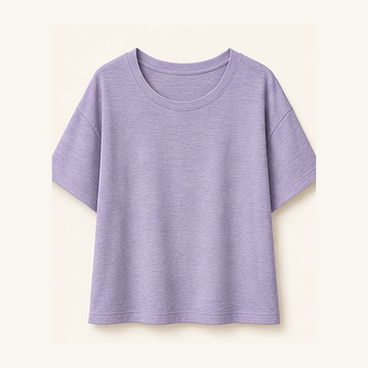 Women's Relaxed Boxy Slub Short-Sleeve Tees