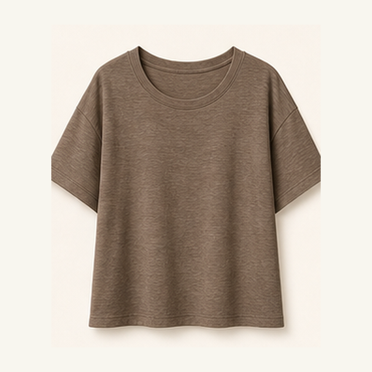Women's Relaxed Boxy Slub Short-Sleeve Tees