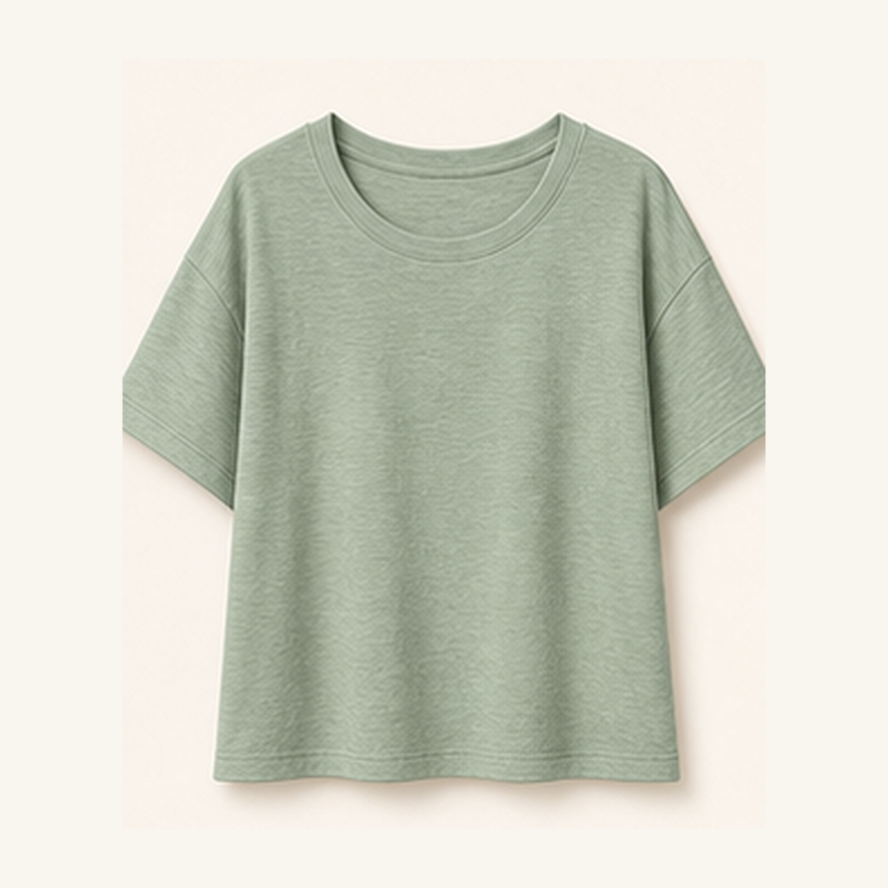 Women's Relaxed Boxy Slub Short-Sleeve Tees
