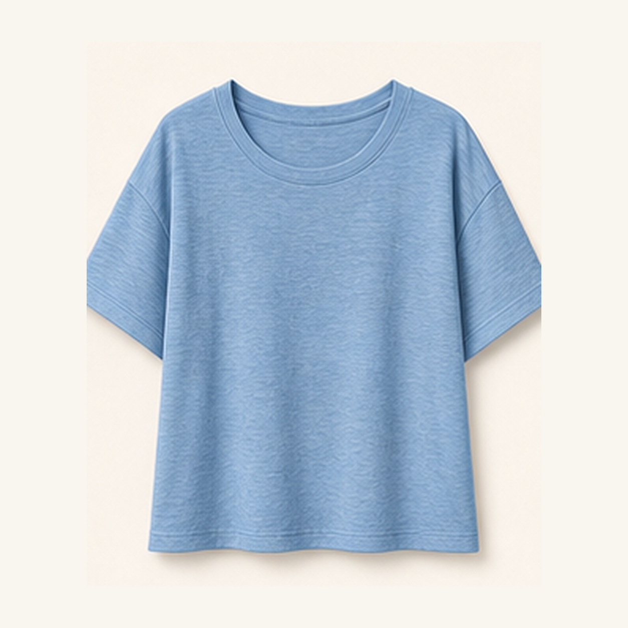 Women's Relaxed Boxy Slub Short-Sleeve Tees