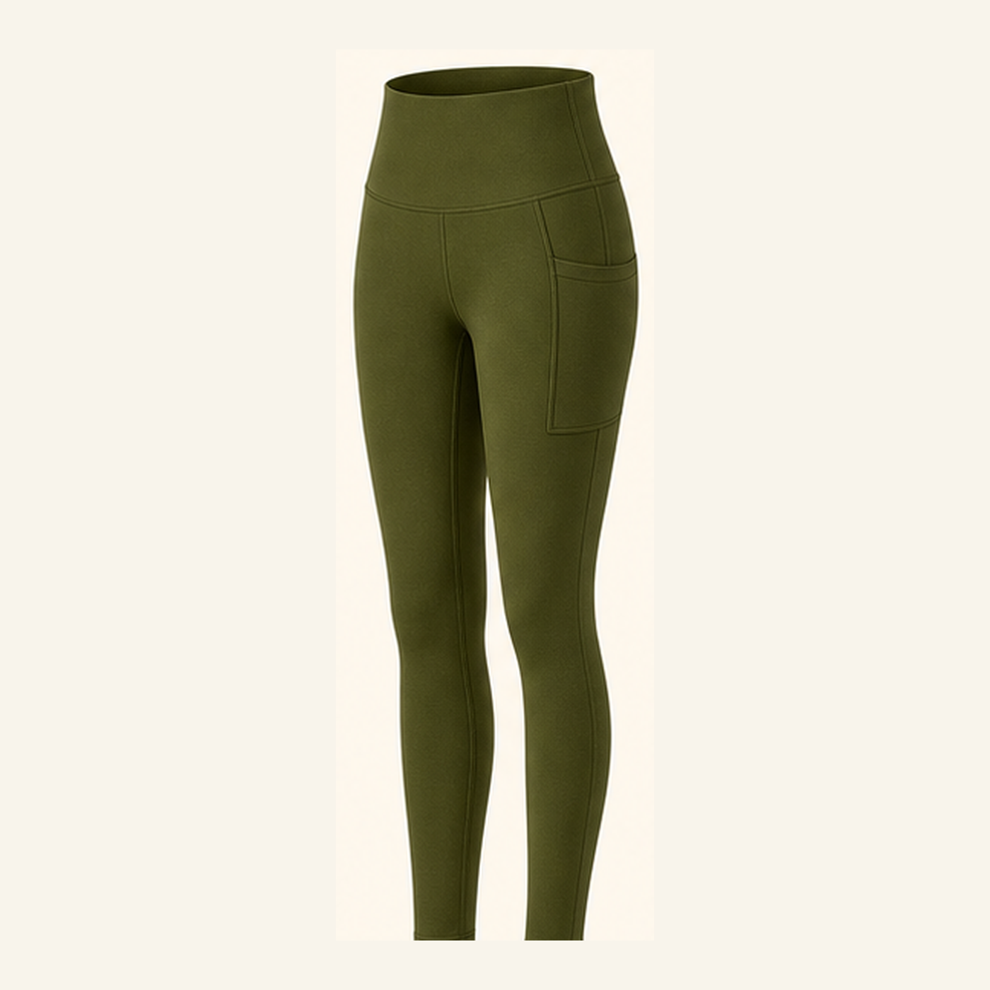 Women's High-Waist Pocket Stretch Leggings