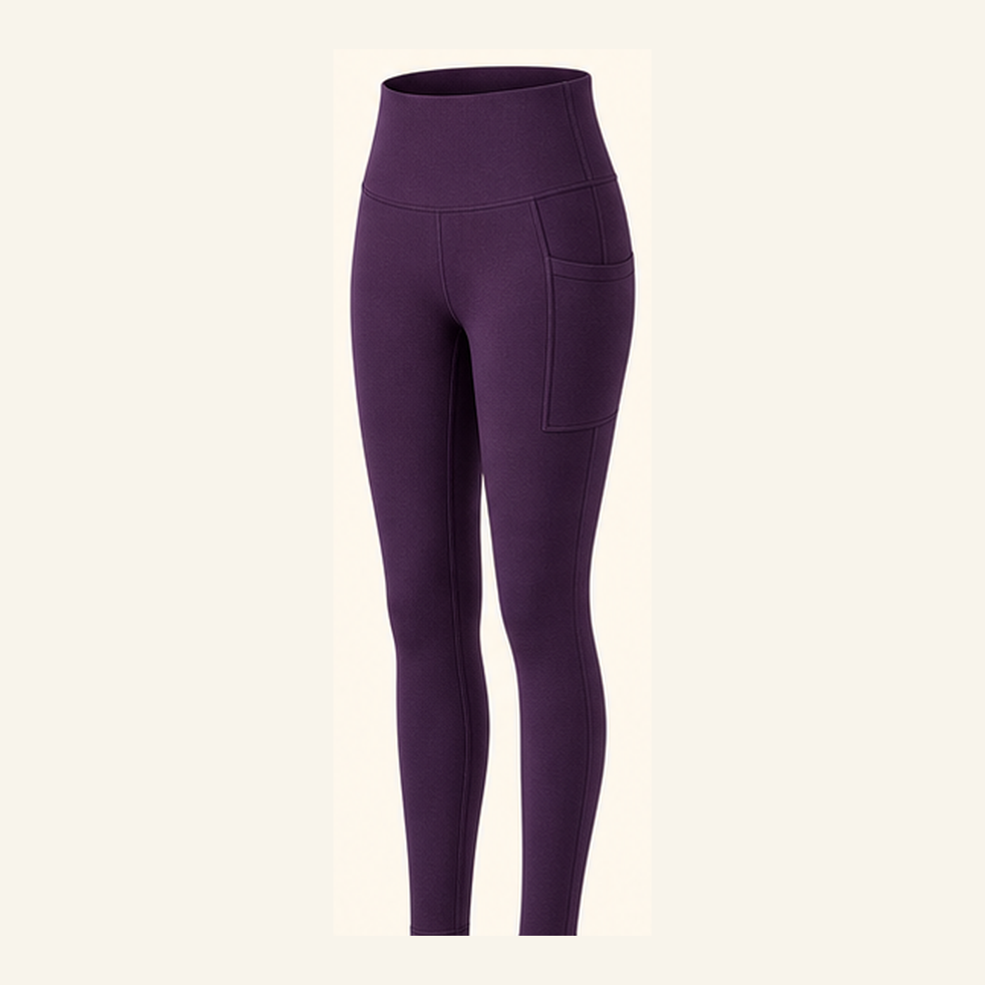 Women's High-Waist Pocket Stretch Leggings