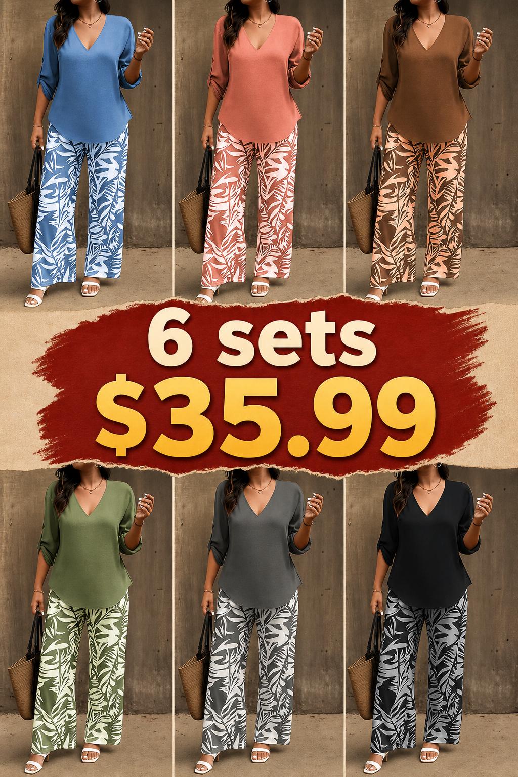 Women's Breathable and Comfortable Two-Piece Set with a Soft Feel