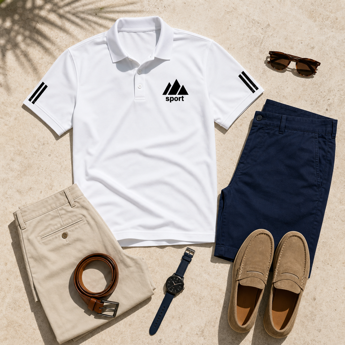 4tu0723003 men's performance polo outfit styling