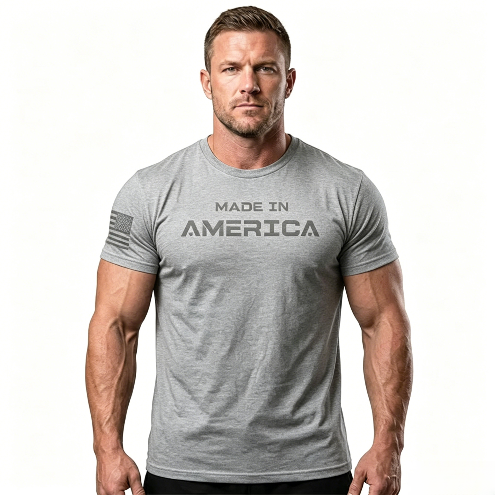🔥50% OFF🔥Heren-T-shirt met ronde hals en atletische pasvorm